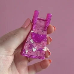 No Strings Attached Brooch - Pink