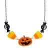 No Tricks Halloween Necklace