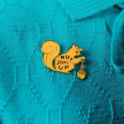 Nut Givin' Up Enamel Pin