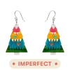 O Christmas Tree Drop Earrings (Imperfect)
