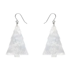 O Christmas Tree Drop Earrings