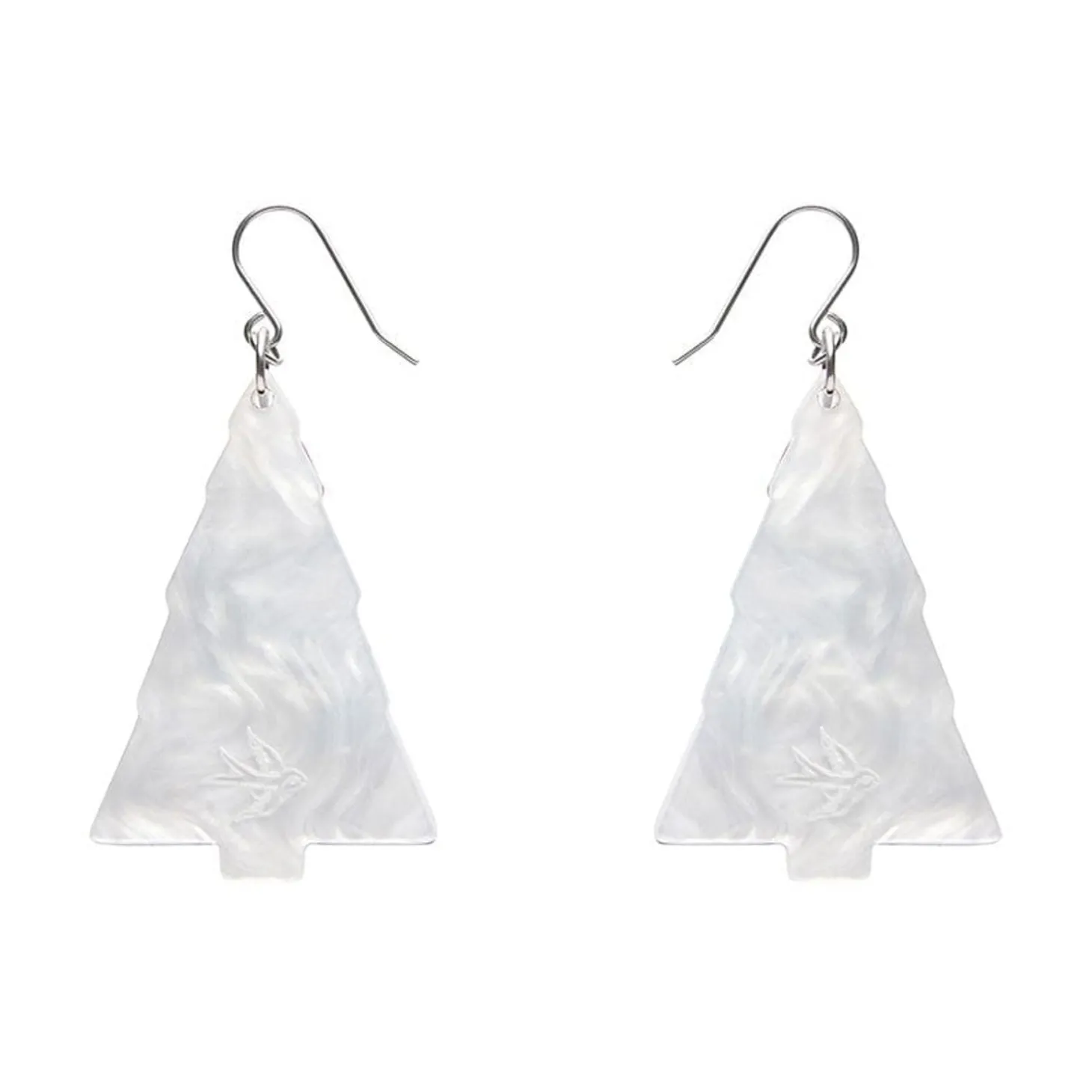 O Christmas Tree Drop Earrings