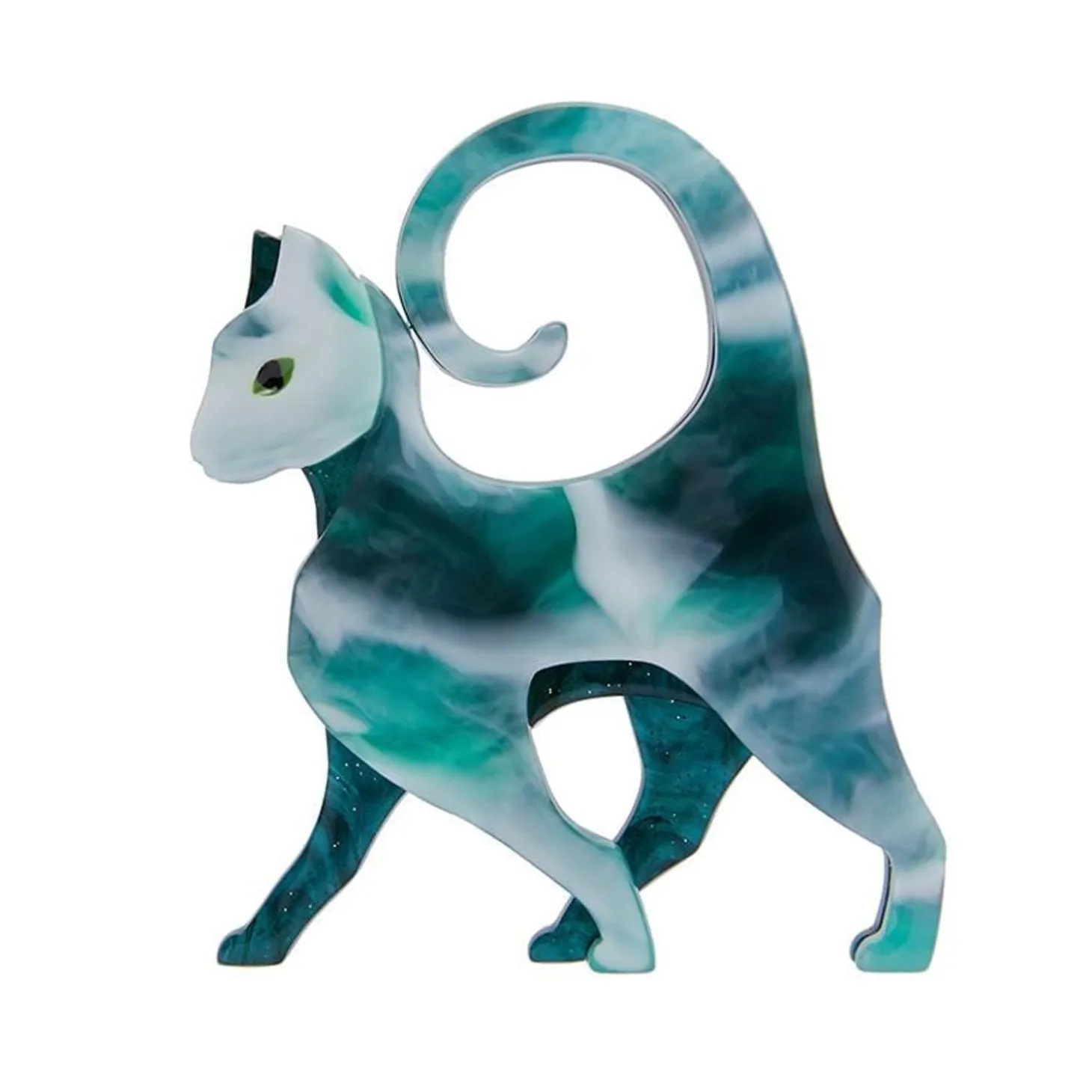On The Prowl Cat Brooch