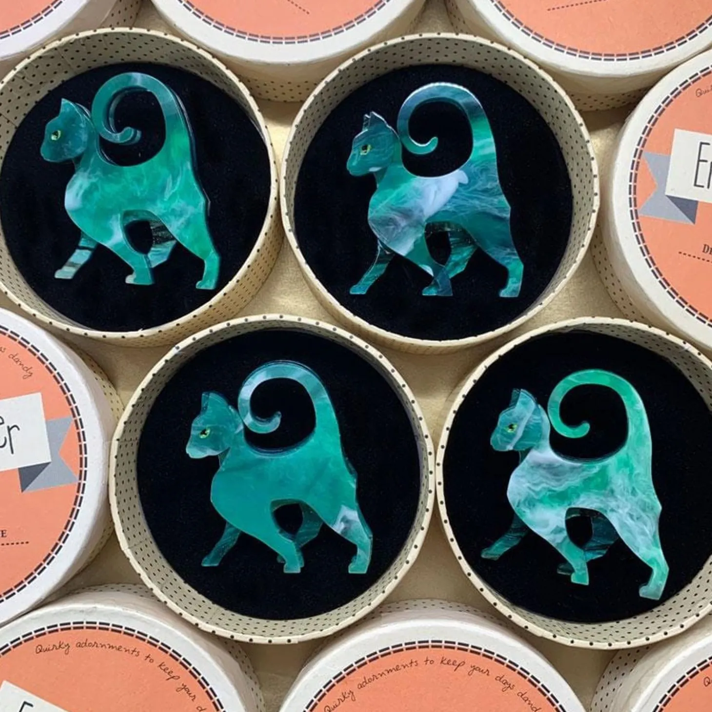 On The Prowl Cat Brooch