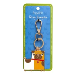 Order Of The Pug Enamel Key Ring