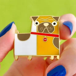 Order Of The Pug Enamel Pin