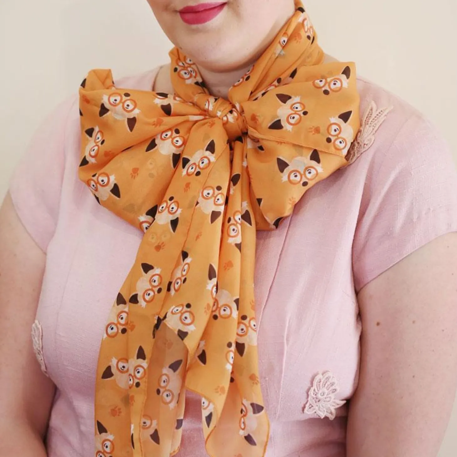 Oscar Wildenfox Large Neck Scarf