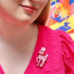 Our Deer Sweetheart Brooch