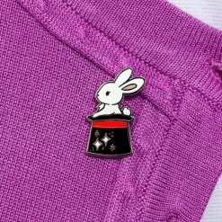 Out Of A Hat Enamel Pin