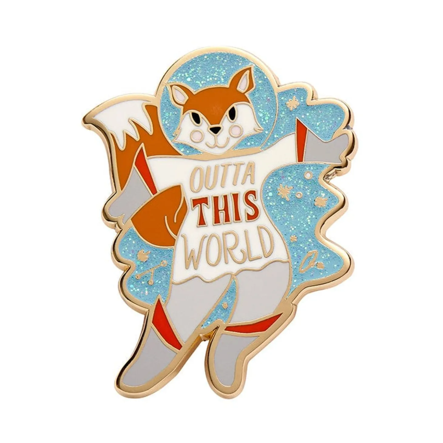 Outta This World Enamel Pin