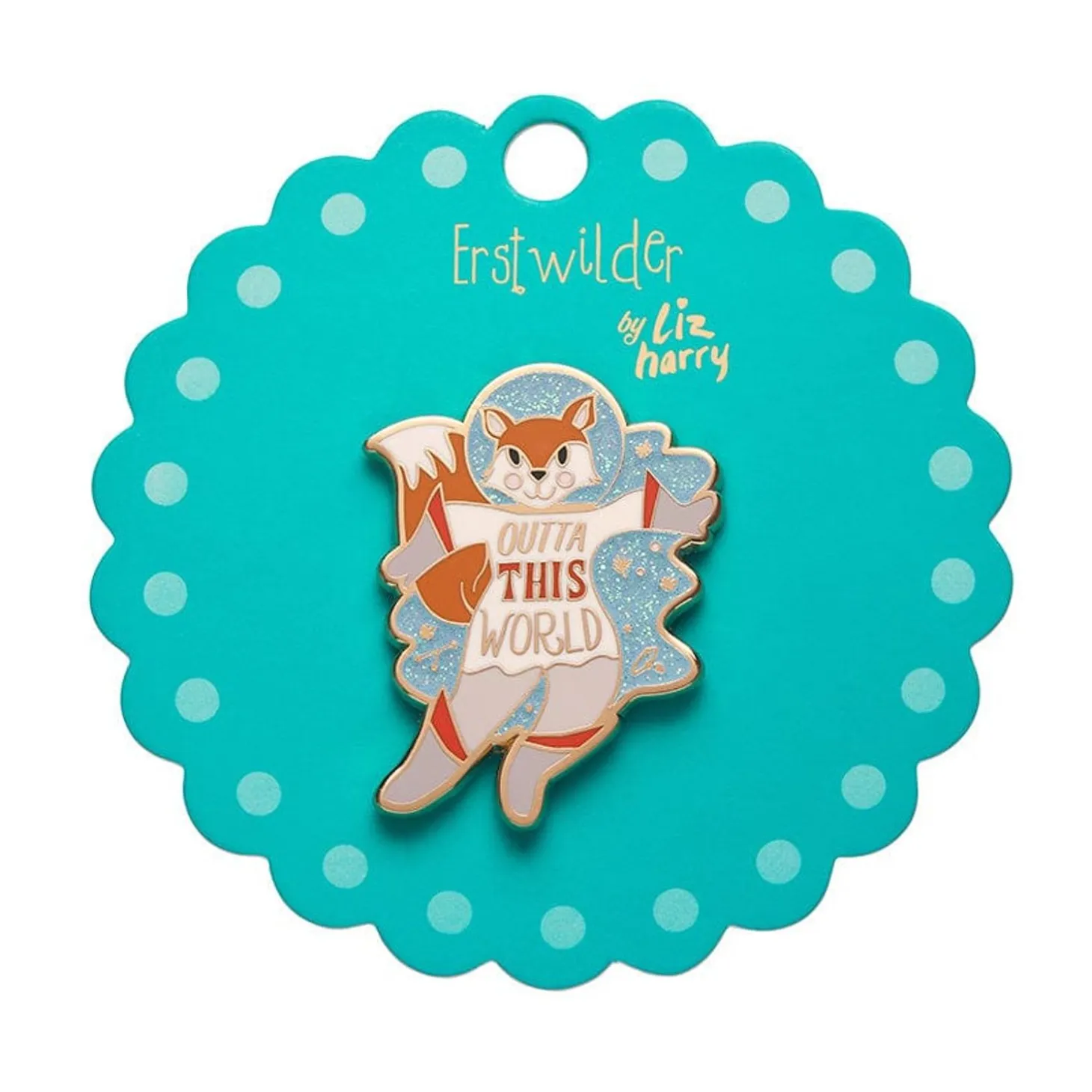 Outta This World Enamel Pin