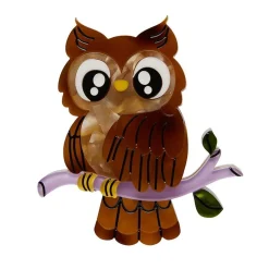Owl Eyes On You Brooch