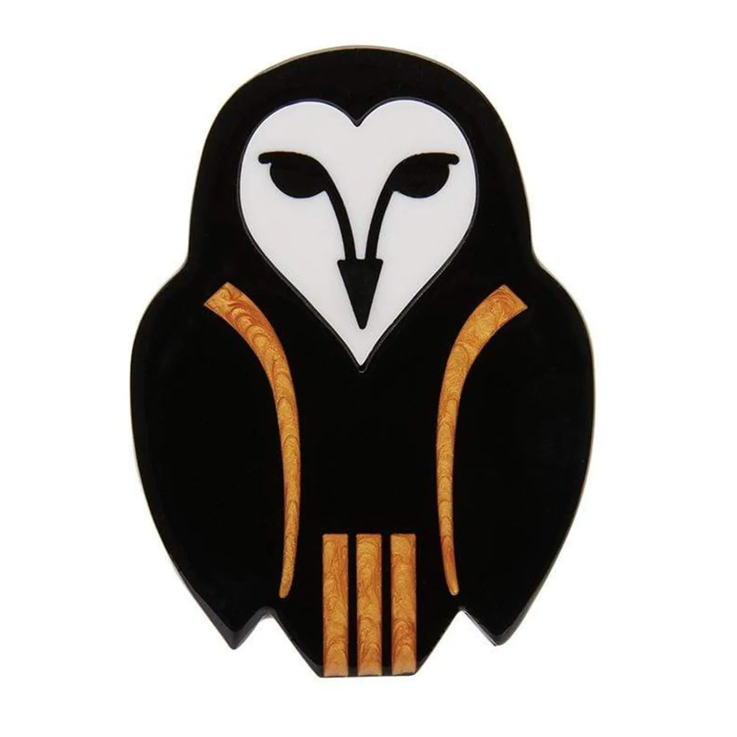 Owl Ornamental Brooch