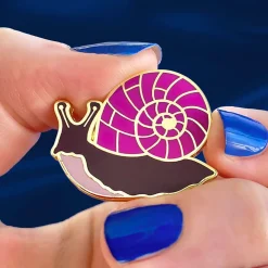 Painted Shell Enamel Pin