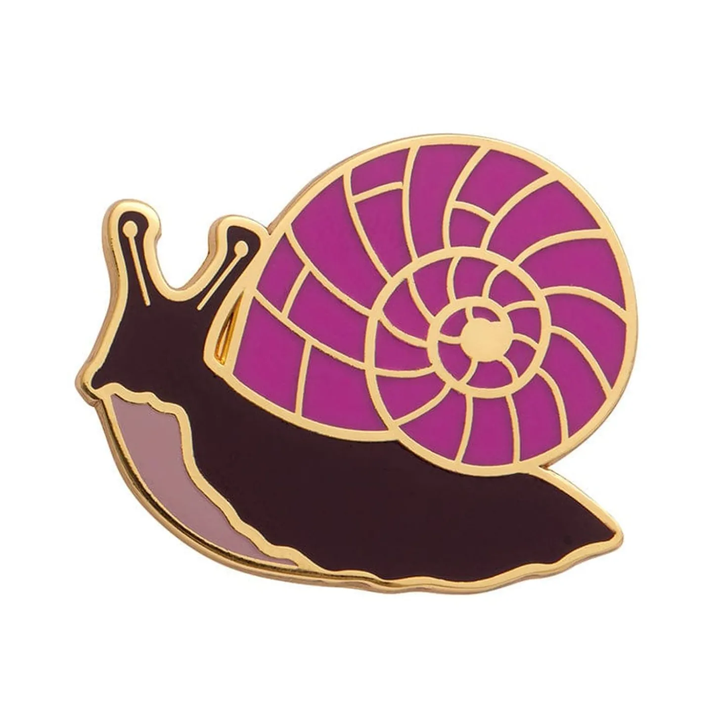 Painted Shell Enamel Pin
