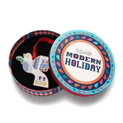 Peace & Love Enamel Tree Ornament