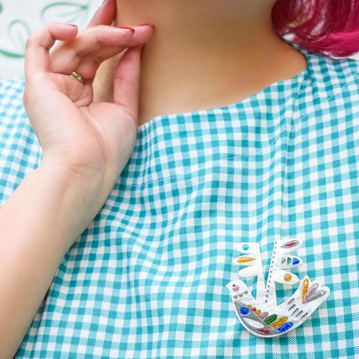 Peaceful Flight Brooch