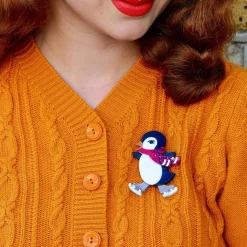Pebbles On Ice Brooch