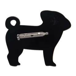 Pebbles The Progressive Pug Brooch