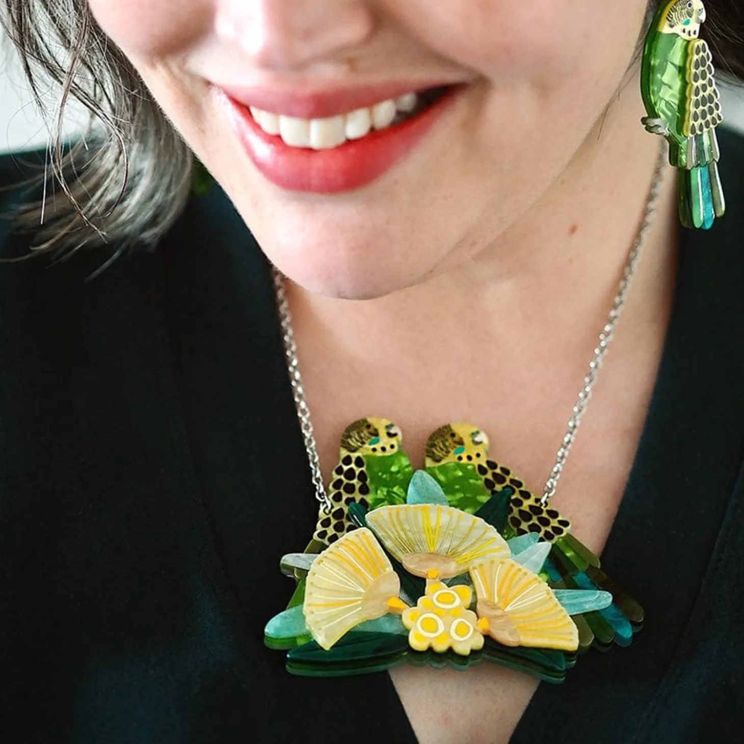 Perched Upon The Lilly Pillies Necklace