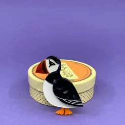 Piccolo Puffin Brooch