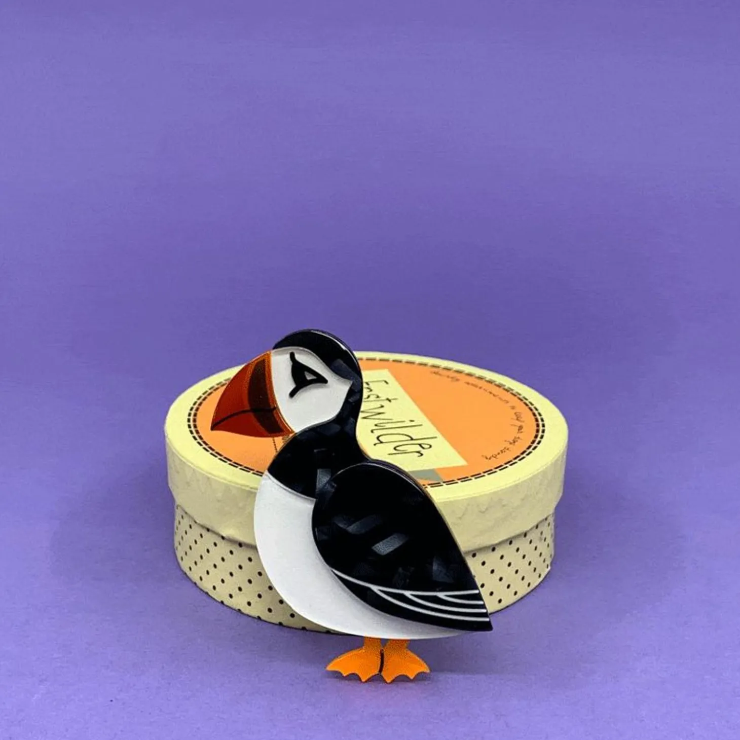 Piccolo Puffin Brooch
