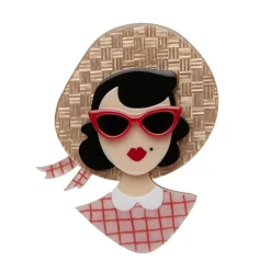 Picnic Portrait Brooch