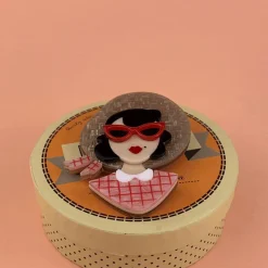 Picnic Portrait Brooch