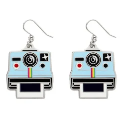 Picture Of Us Enamel Drop Earrings