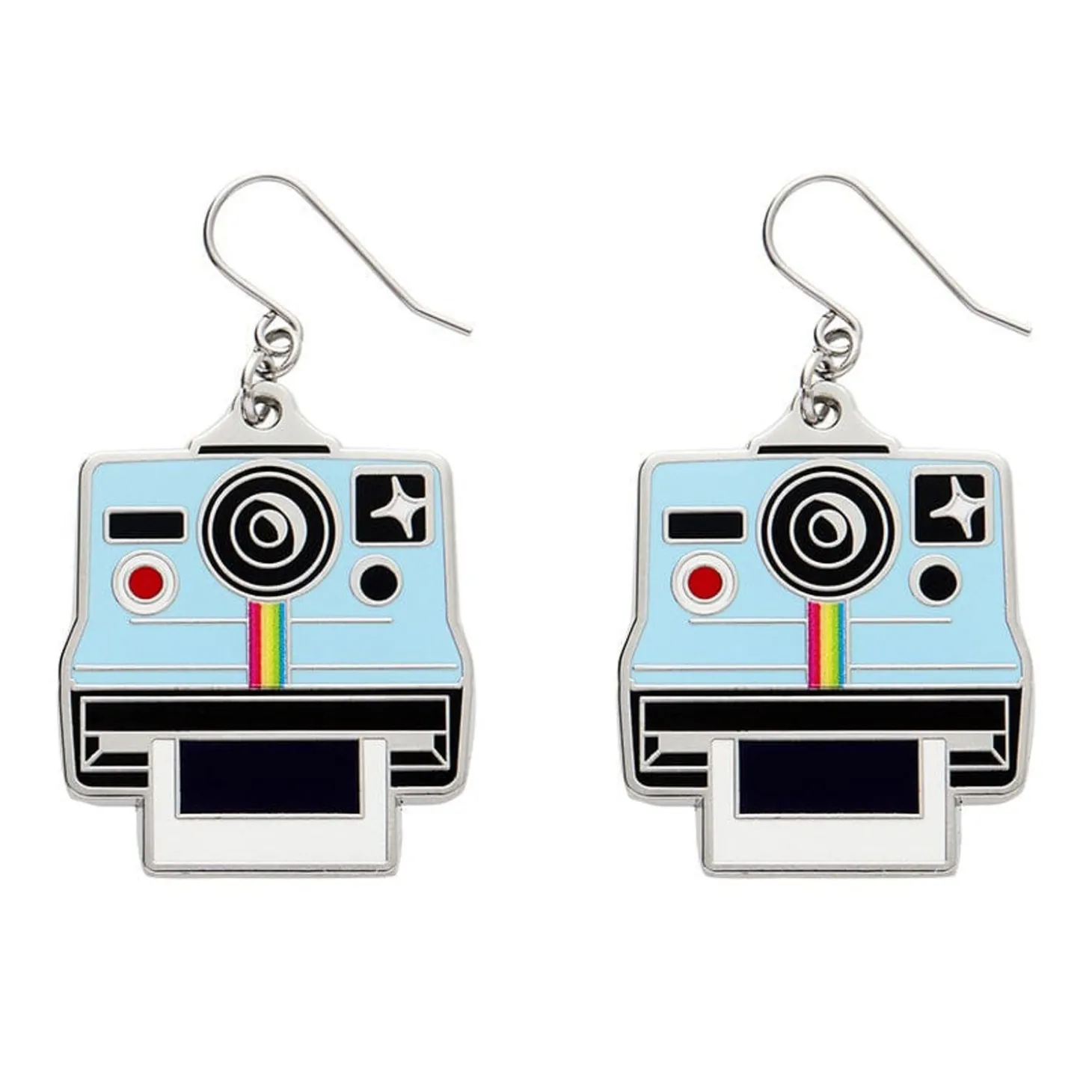 Picture Of Us Enamel Drop Earrings