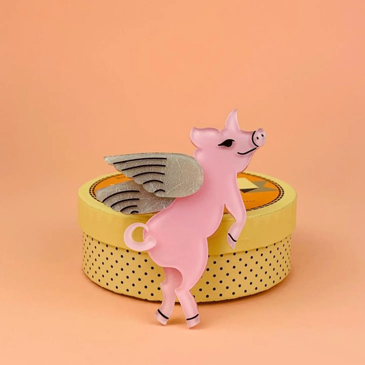 Pigs Can Fly Brooch