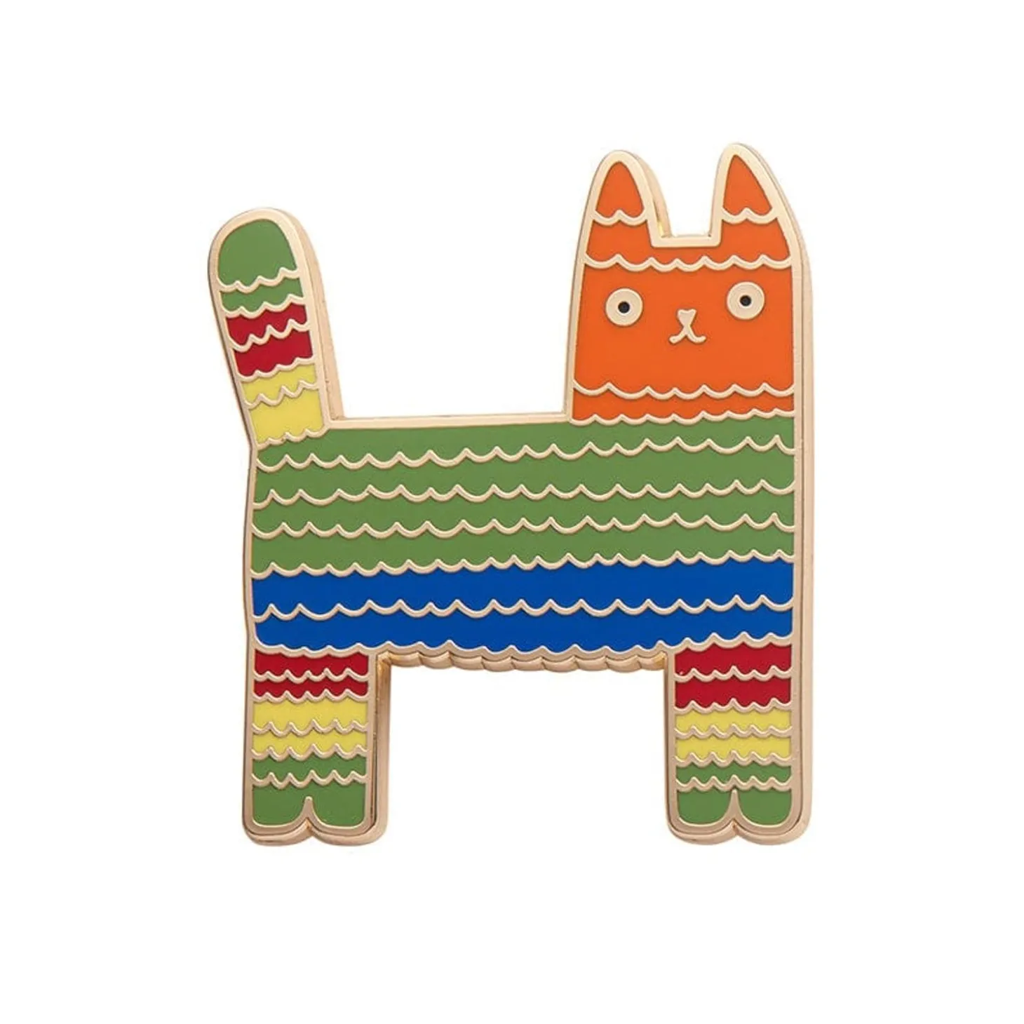 Pinata Cat Enamel Pin