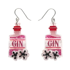 Pink Gin Party Drop Earrings
