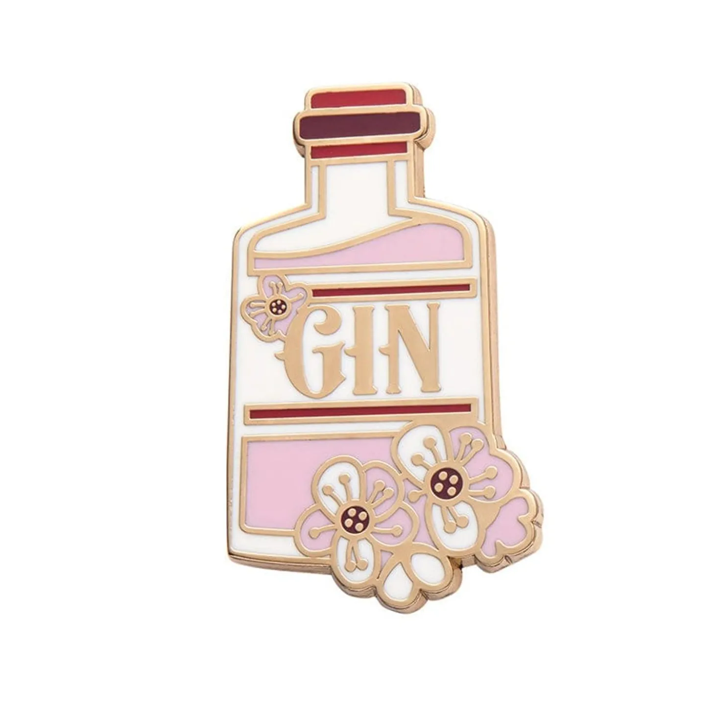Pink Gin Party Enamel Pin