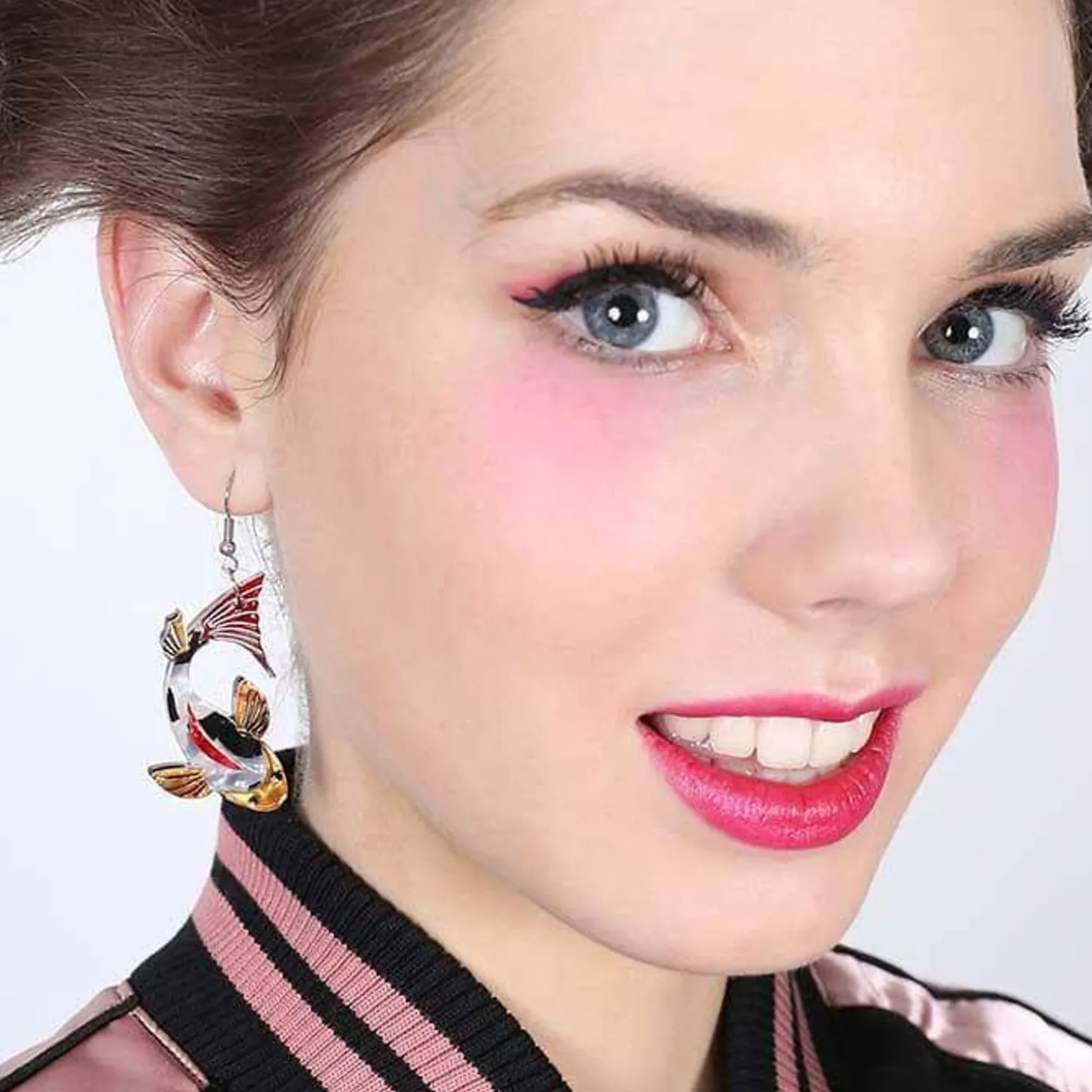 Playing Koi Earrings