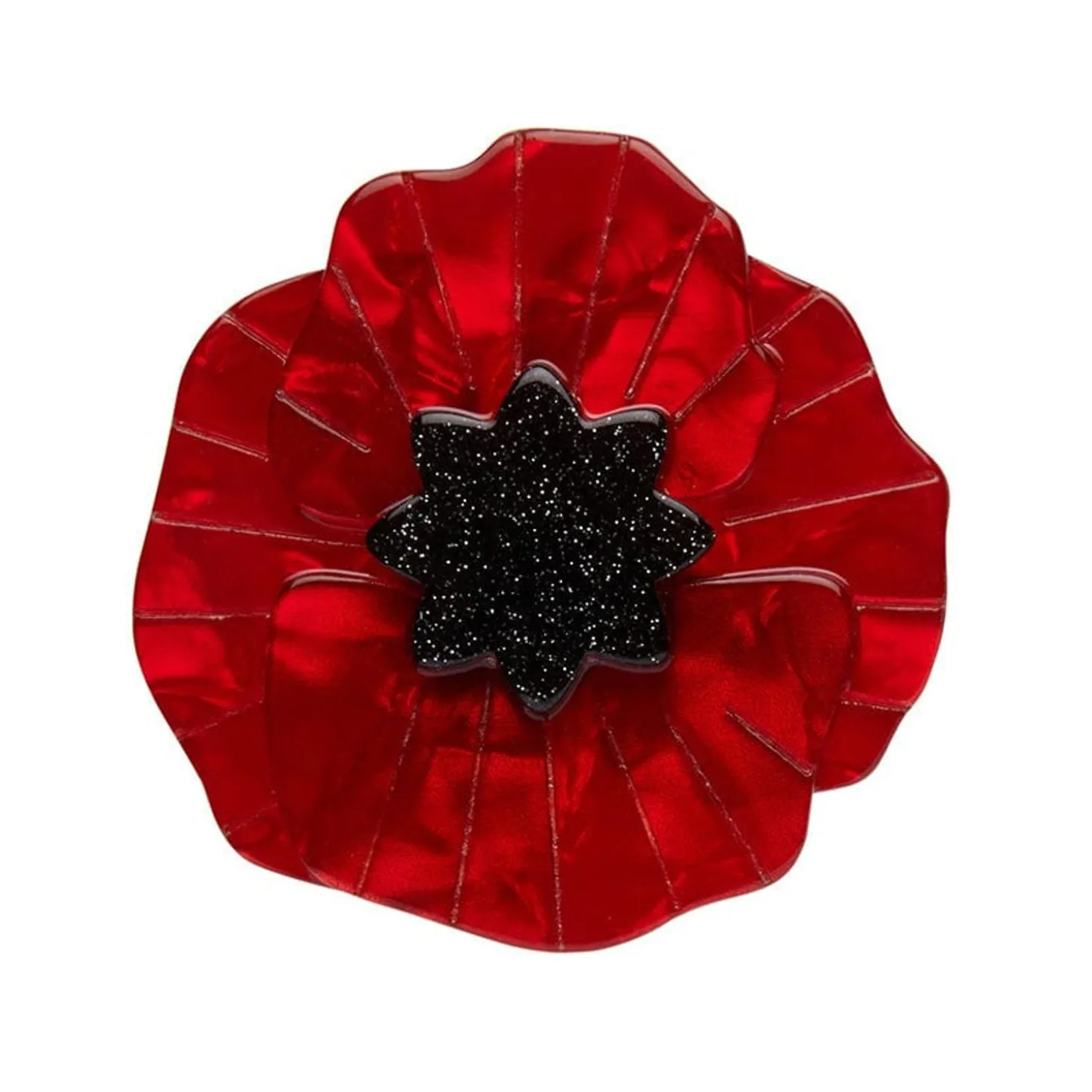 Poppy Field Brooch
