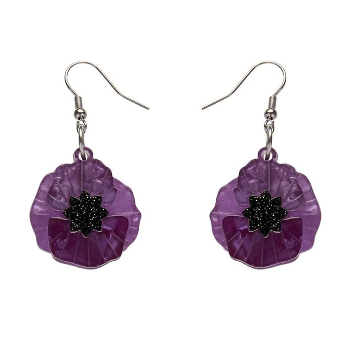 Poppy Field Drop Earrings