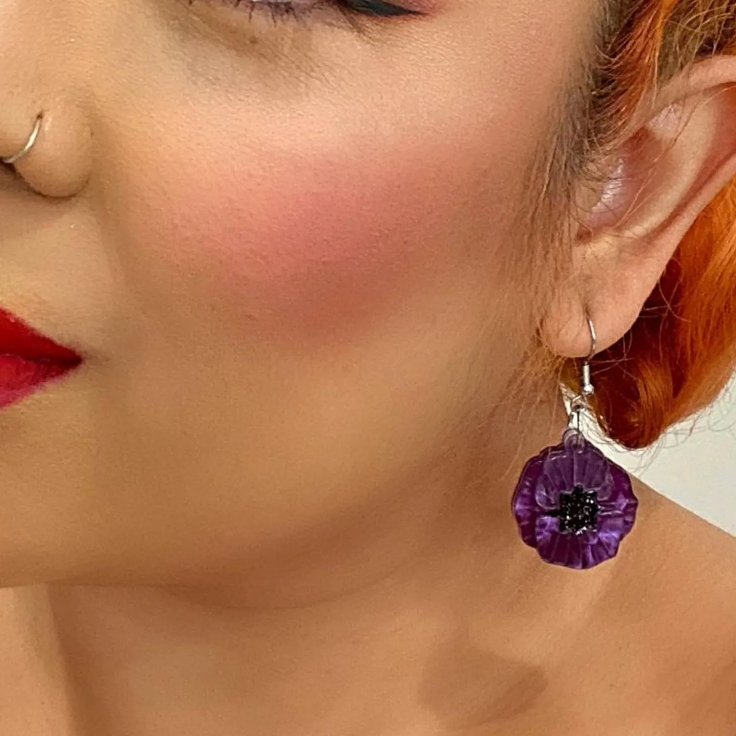 Poppy Field Drop Earrings
