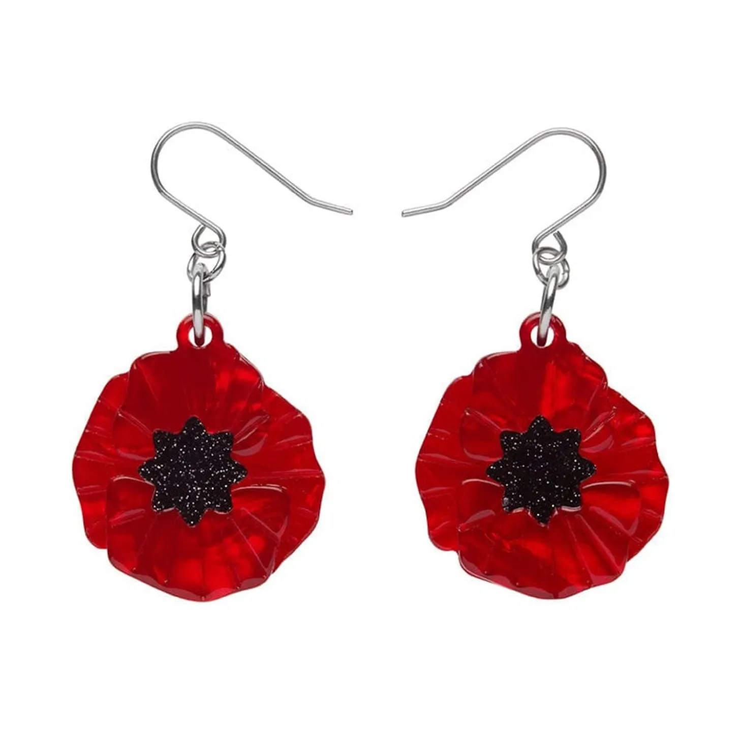 Poppy Field Drop Earrings