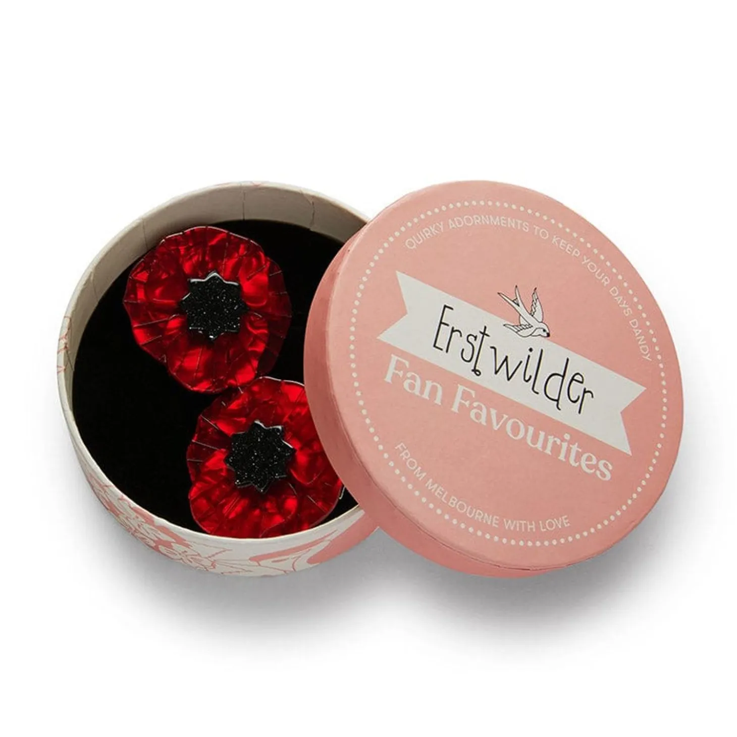 Poppy Field Hair Clips Set - 2 Piece