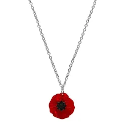 Poppy Field Mini Pendant Necklace