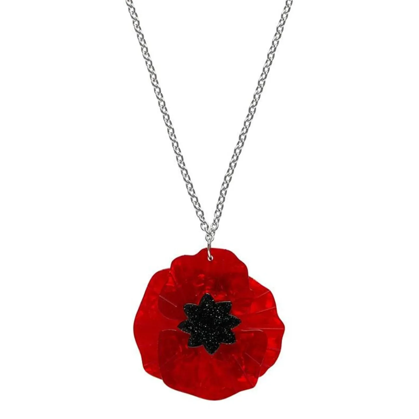 Poppy Field Pendant Necklace