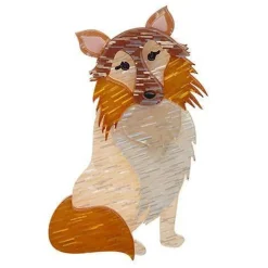 Precocious Pixie Dog Brooch