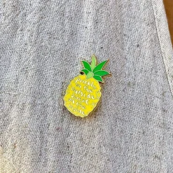 Prickly Pineapple Enamel Pin