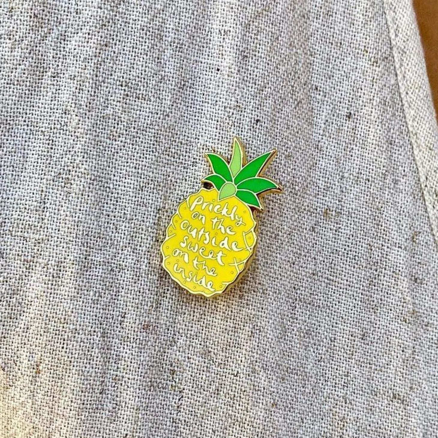 Prickly Pineapple Enamel Pin