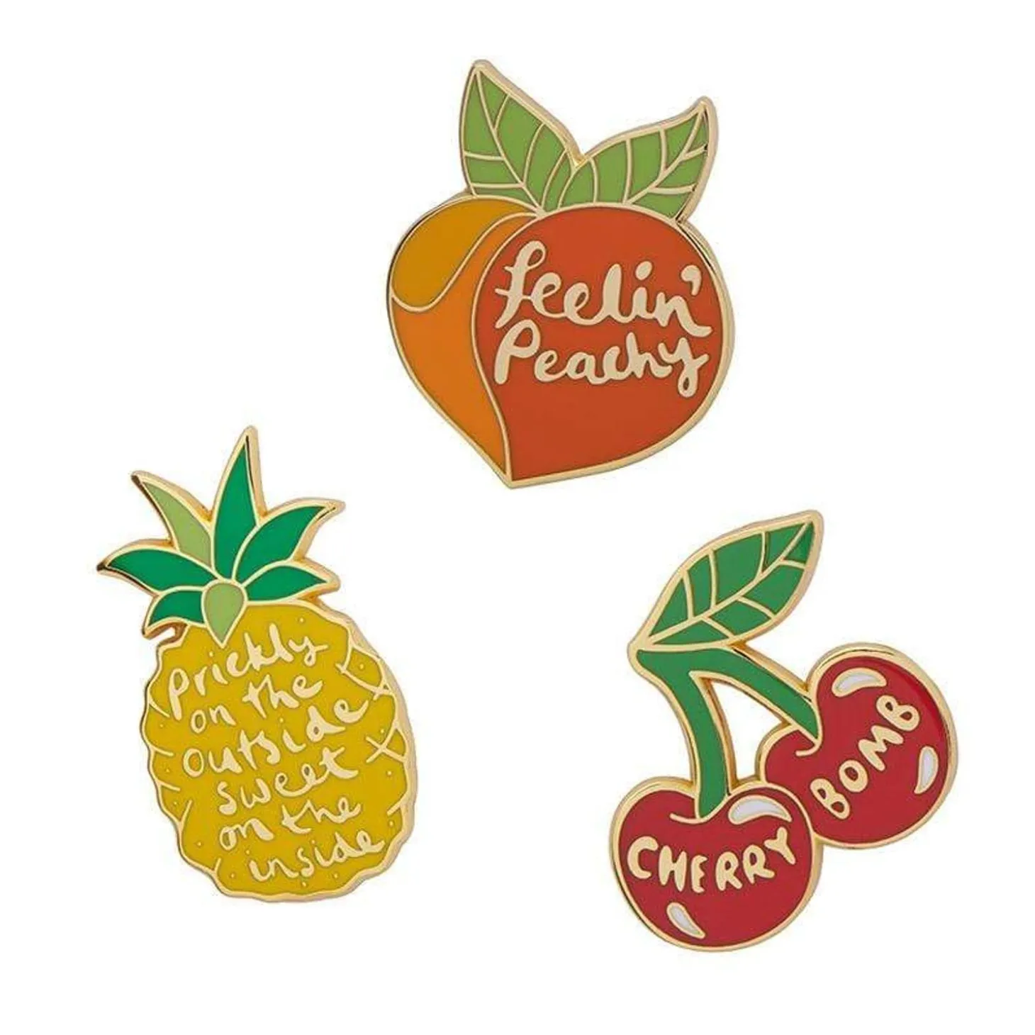 Prickly Pineapple Enamel Pin