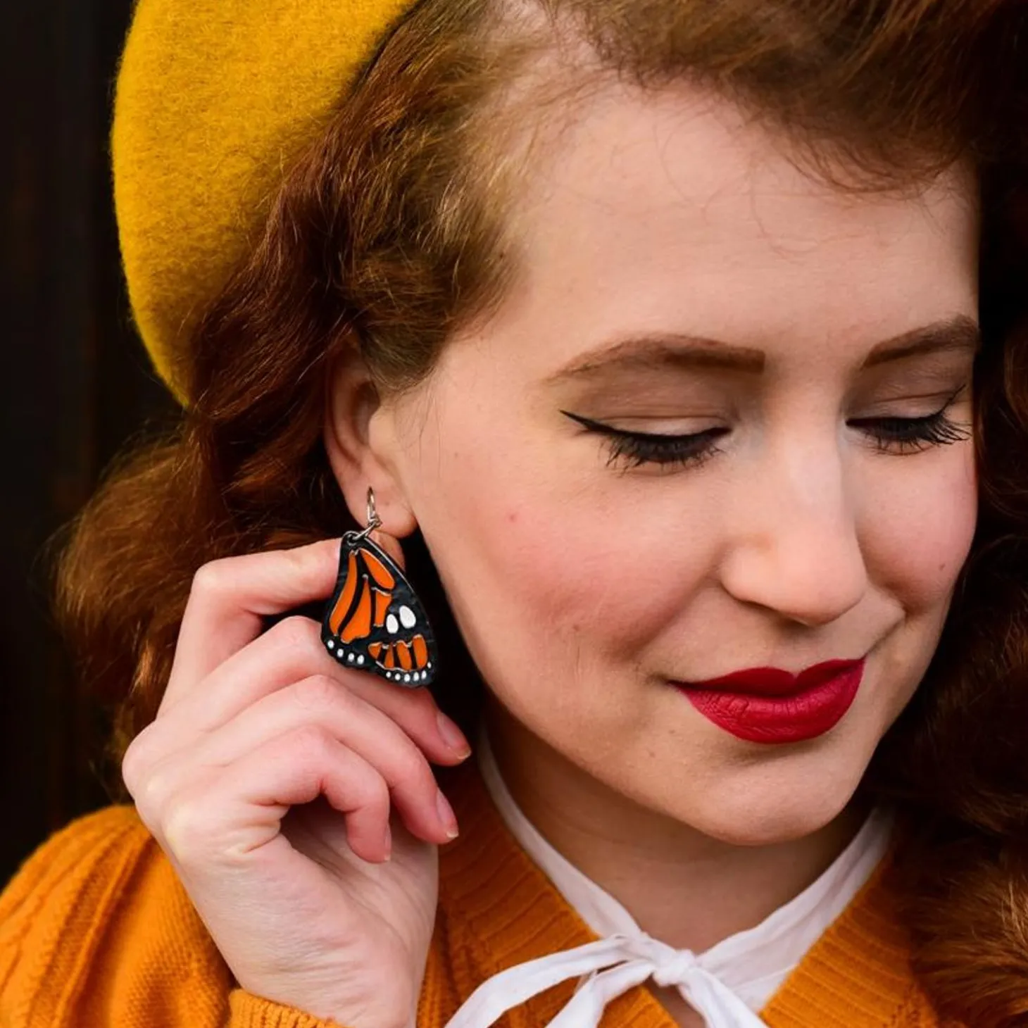Prince Of Orange Earrings