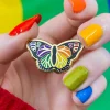 Prince Of Pride Butterfly Enamel Pin