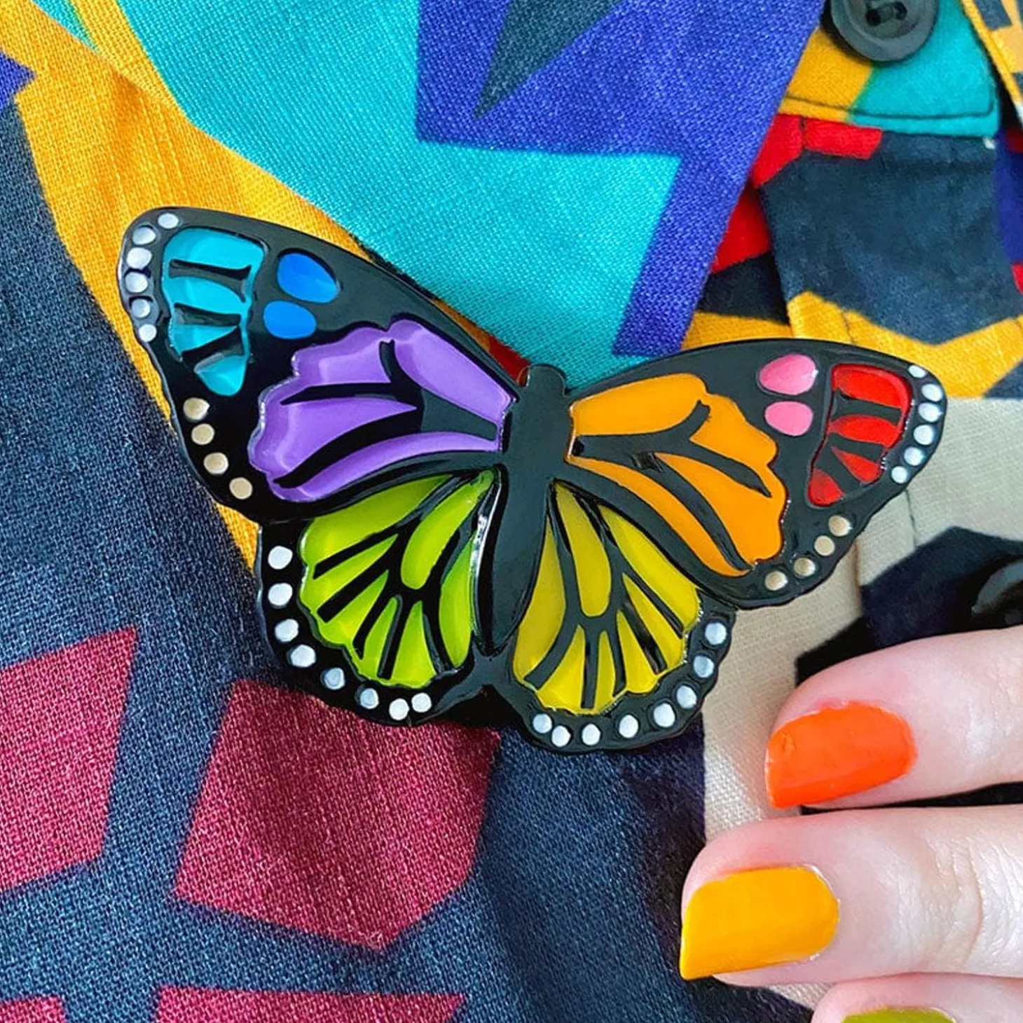 Prince Of Pride Butterfly Brooch