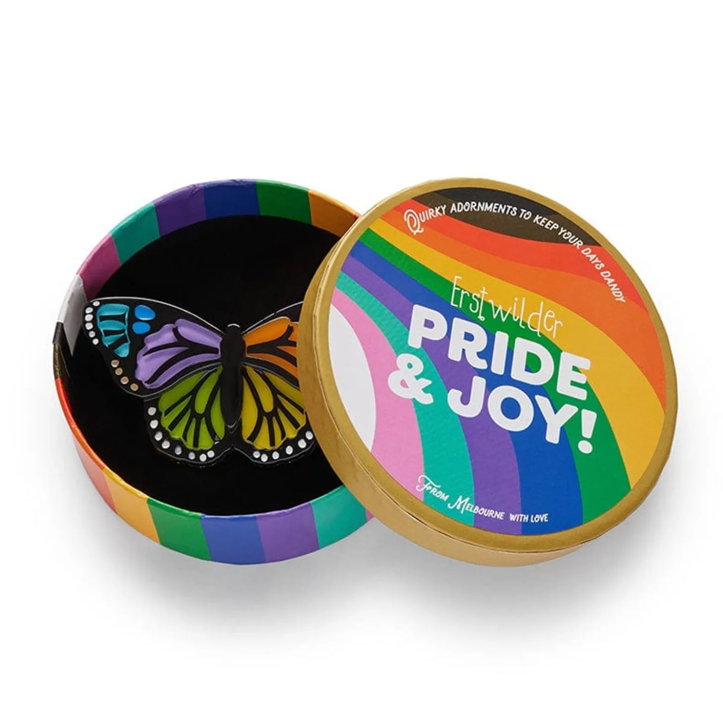 Prince Of Pride Butterfly Brooch